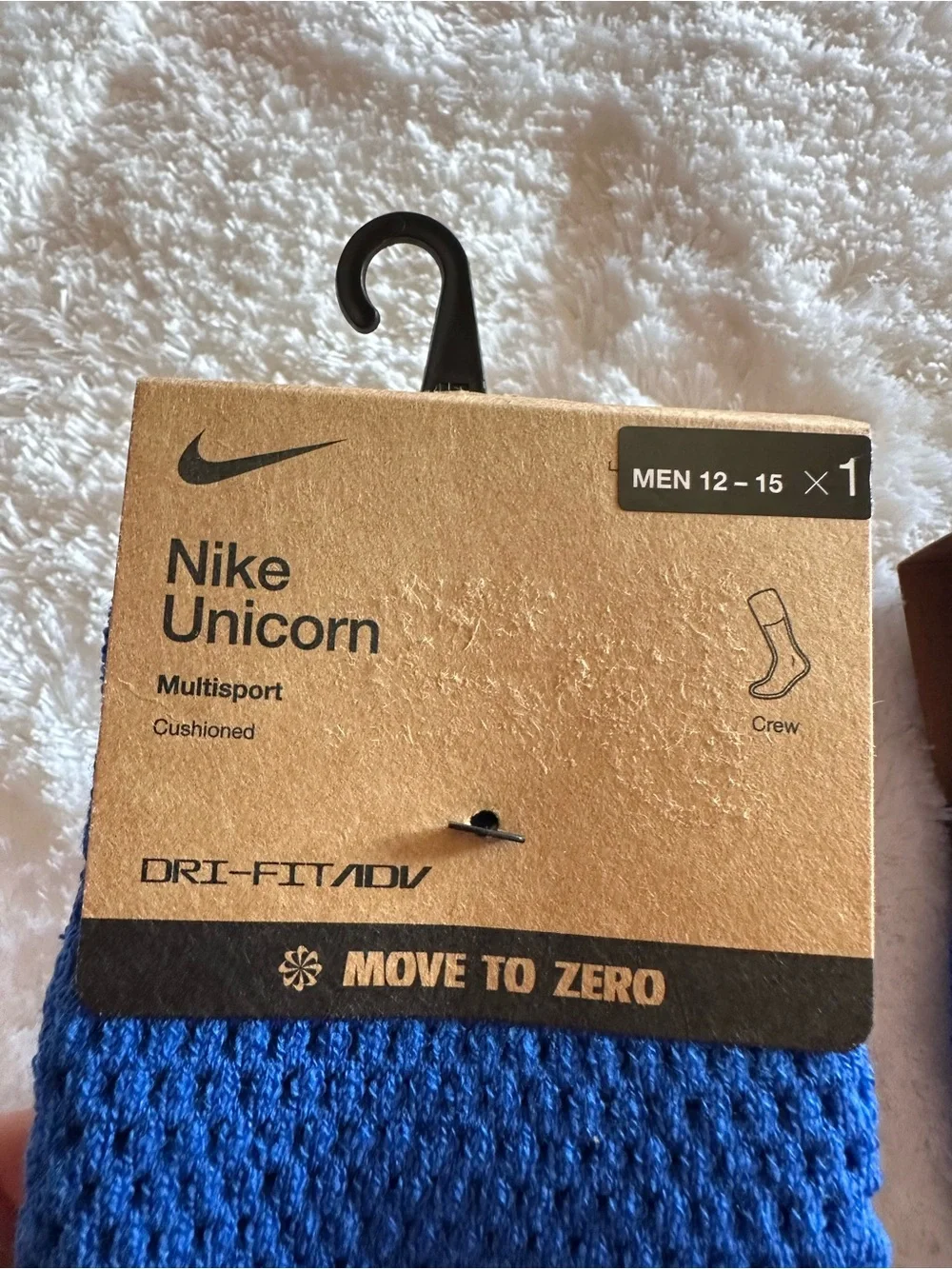Blue Nike Unicorn Socks